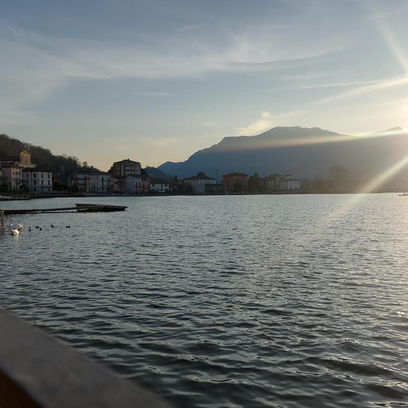 Rifugio Sul Lago Di Lugano A 포르토 세레시오 외부 사진