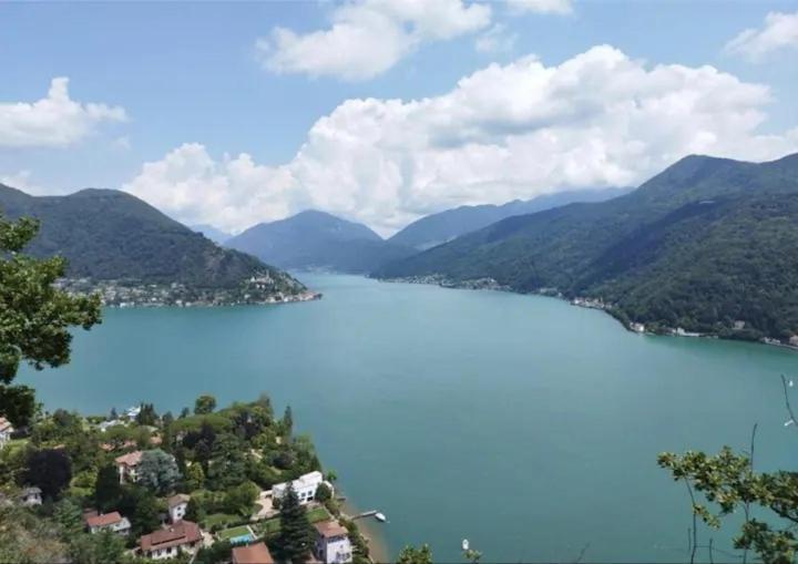 Rifugio Sul Lago Di Lugano A 포르토 세레시오 외부 사진